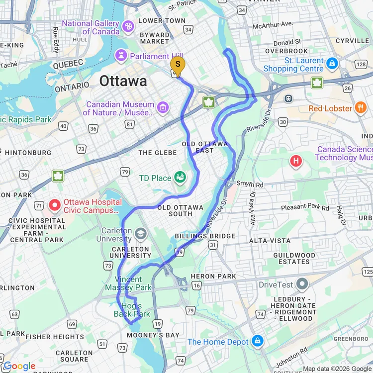 Map of Ottawa
