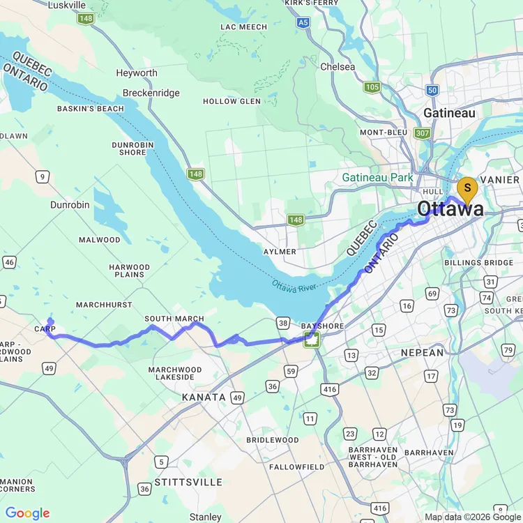 Map of Visiting Carp