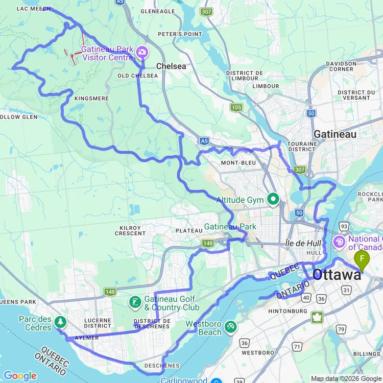 Map of Long Meech - Oh Deer!