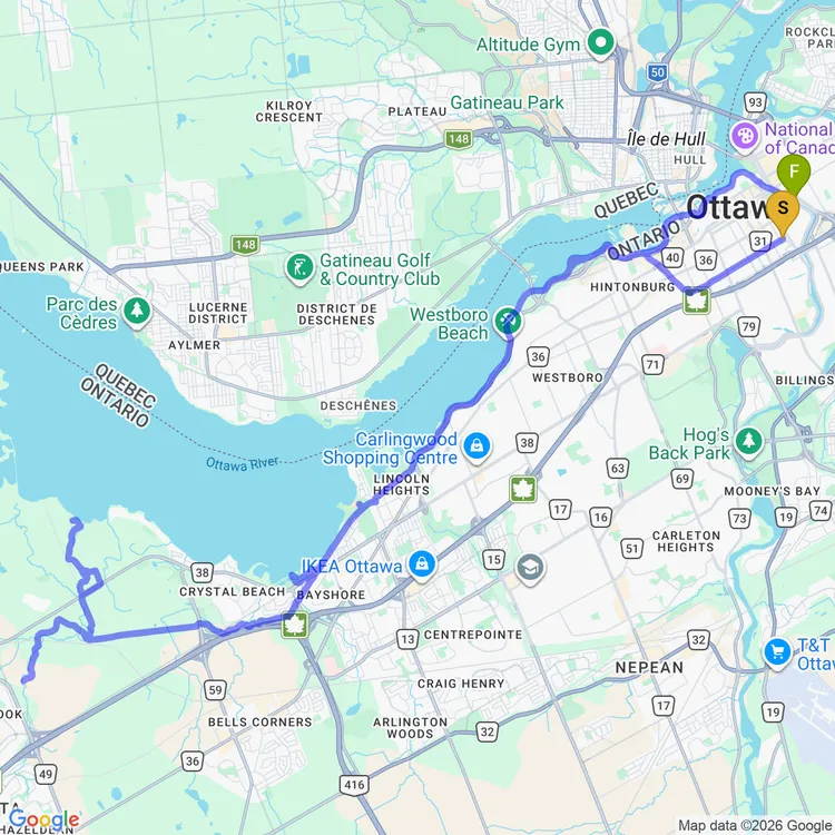 Map of Shirley’s Bay