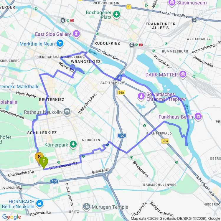 Map of Wandering around Berlin