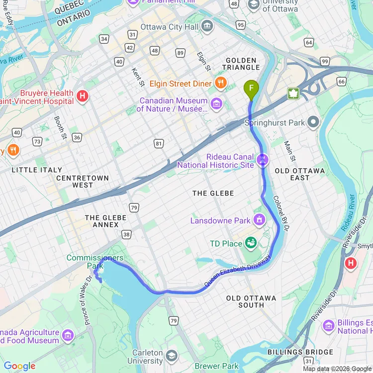 Map of Chill winter ride by the Canal