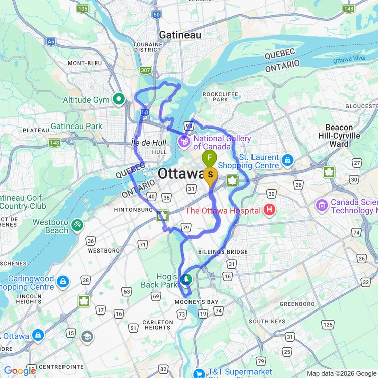 Map of loop by lac leamy