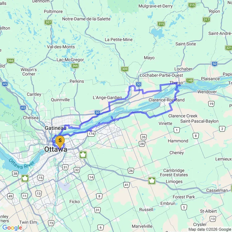 Map of great day off