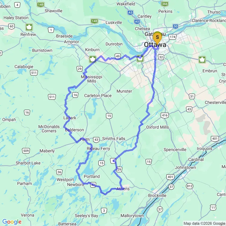 Map of Narrow Locks DIY-Brevet
