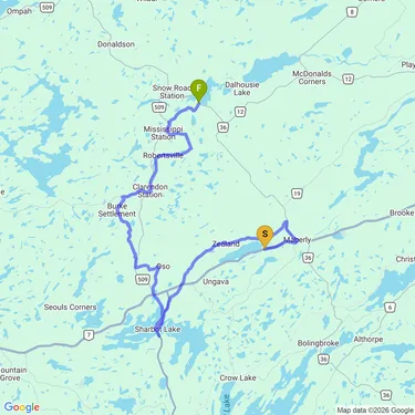 Map of LDW Day 2: chill day