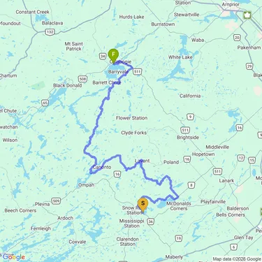 Map of LDW Day 3: day-long pain cave