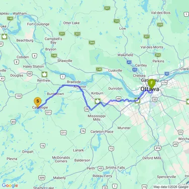 Map of finally back home