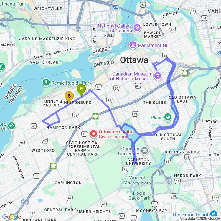 Map of ice-skating by the arboretum