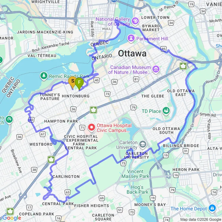 Map of ATB group ride!