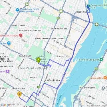 Map of Bye bye Montreal