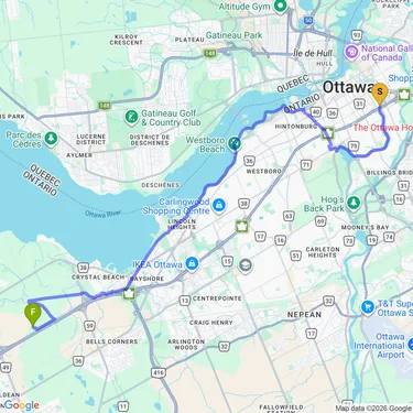Map of camping at wesley clover parks
