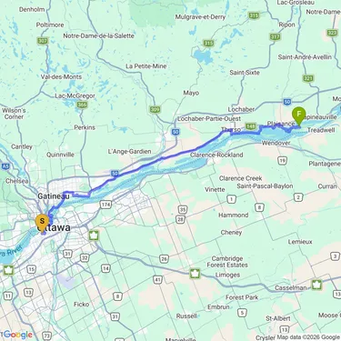Map of camping with nathan and nick