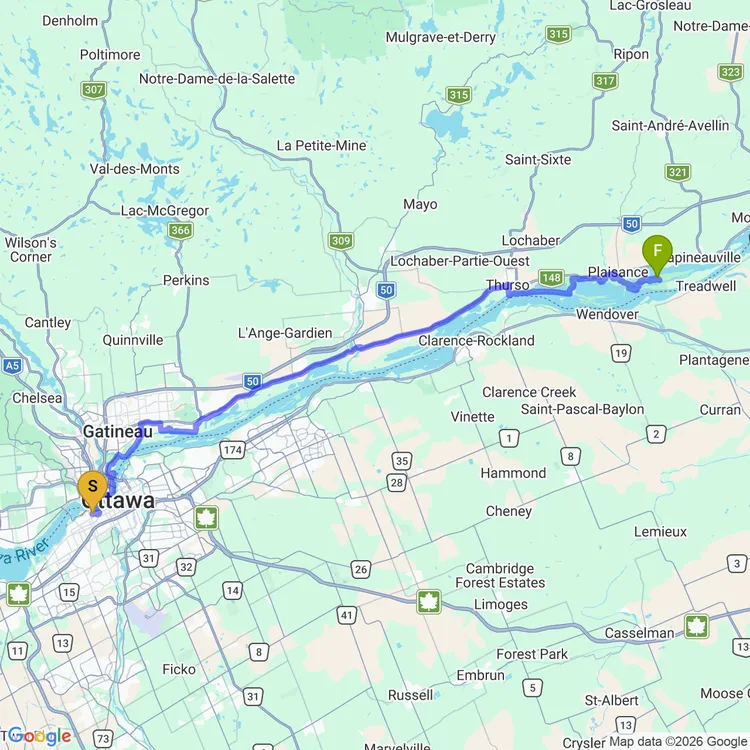 Map of camping with nathan and nick