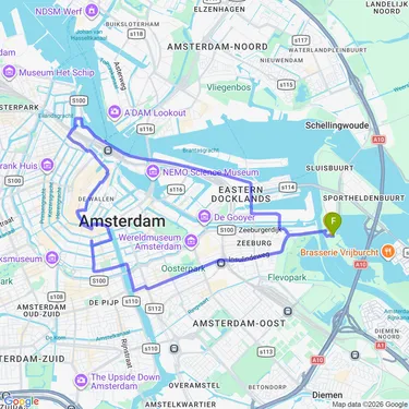 Map of Exploring Amsterdam: whoop whoop edition!