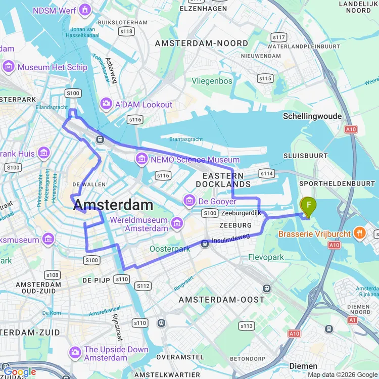 Map of Exploring Amsterdam: whoop whoop edition!