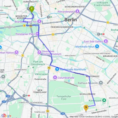 Map of Goodbye Berlin