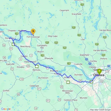 Map of Pembroke Tour
