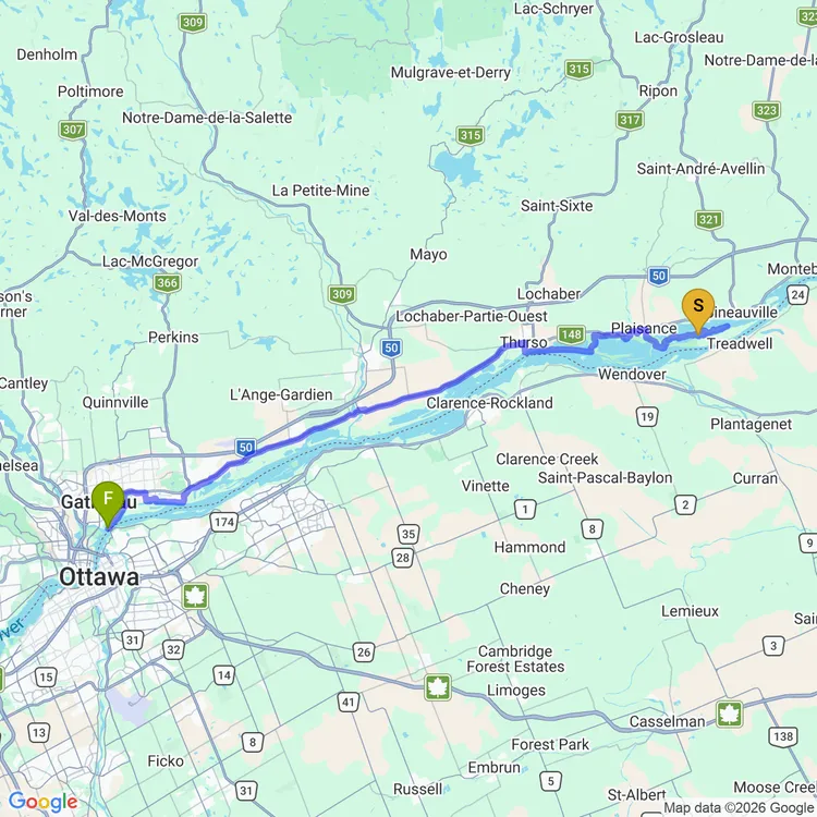 Map of Riding back Home