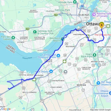 Map of camping at wesley clover parks