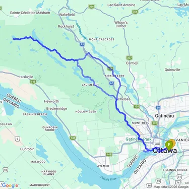 Map of Taylor Lake camping